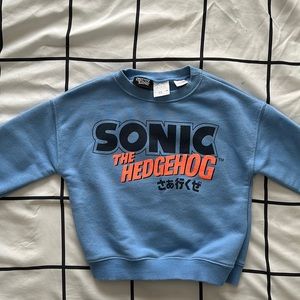 Zara Sonic Hedgehog sweater for boys